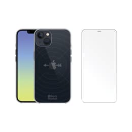 Back Market Προστατευτικό iPhone 13 mini και προστατευτική οθόνη - GRS 4.0 Ανακυκλωμένο πλαστικό - Διαφανές