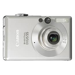Συμπαγής Ixus 55 - Ασημί + Canon Zoom optique 5.8-17.4mm f/2.8-4.9 f/2.8-4.9