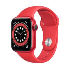 Apple Watch (Series 6) 2020 GPS 40mm - Αλουμίνιο Κόκκινο - Sport band Κόκκινο