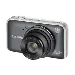 Συμπαγής PowerShot SX220 HS - Γκρι + Canon Canon Zoom Lens 14x IS 5-70 mm f/3.1-5.9 f/3.1-5.9