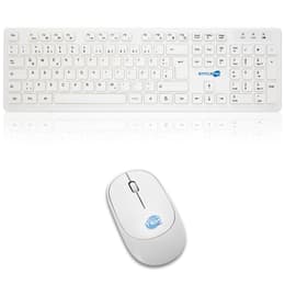 Simpletek Πληκτρολόγιο QWERTZ Γερμανικά Ασύρματο M&K TEDESCA Kit Mouse and Keyboard