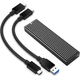Orico 2230 2242 2260 2280 M.2 NVMe Enclosure with 16 GB SSD - USB-C/A Cables included Εξωτερικός σκληρός δίσκος - SSD 16 GB USB-A