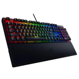 Razer Πληκτρολόγιο AZERTY Γαλλικό Πληκτρολόγιο με φωτιζόμενα πλήκτρα Blackwidow V3