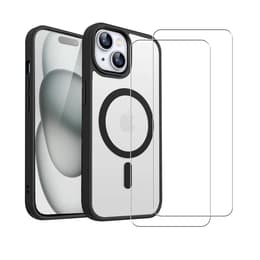 Προστατευτικό iPhone 15 2 οθόνης - TPU - Διαφανές
