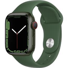 Apple Watch (Series 7) 2021 GPS + Cellular 41mm - Αλουμίνιο Πράσινο - Sport band Πράσινο
