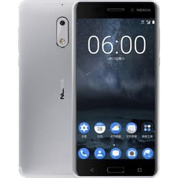Nokia 6 32GB - Ασημί - Ξεκλείδωτο
