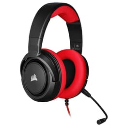 Corsair HS35 Μειωτής θορύβου gaming με καλώδιο Ακουστικά Μικρόφωνο - Μαύρο/Κόκκινο