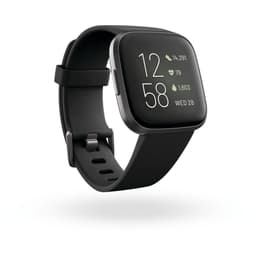 Fitbit Ρολόγια Versa 2 Παρακολούθηση καρδιακού ρυθμού - Μαύρο