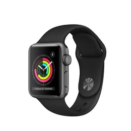 Apple Watch (Series 3) GPS 42mm - Αλουμίνιο Γκρι - Sport band Μαύρο