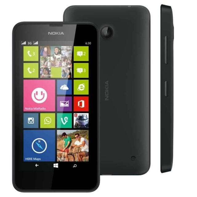 Nokia Lumia 630 - Μαύρο - Ξεκλείδωτο