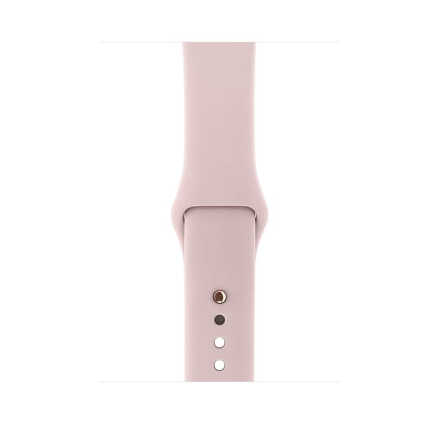 Apple Watch (Series 2) Σεπτέμβριος 2016 38mm - Αλουμίνιο Χρυσό - Αθλητισμός Ροζ άμμος