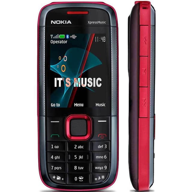 Nokia 5130C - Μαύρο/Κόκκινο - Ξεκλείδωτο
