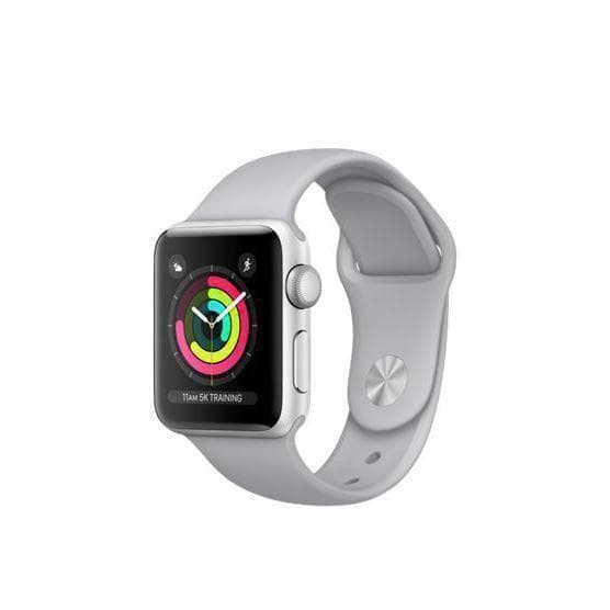 Apple Watch (Series 3) 42mm - Αλουμίνιο Ασημί - Αθλητισμός Γκρι