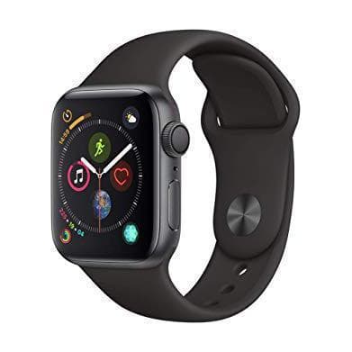 Apple Watch (Series 4) 2018 40mm - Αλουμίνιο Γκρι σίδερο - Αθλητισμός Μαύρο