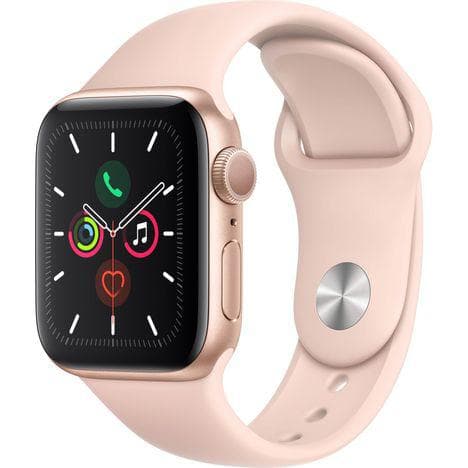 Apple Watch (Series 4) 2018 44mm - Αλουμίνιο Χρυσό - Αθλητισμός Ροζ