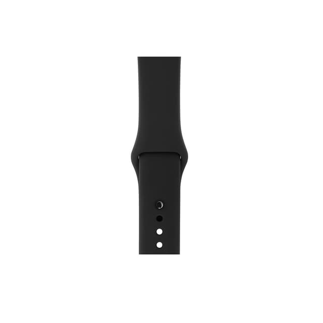 Apple Watch (Series 3) 2017 42mm - Αλουμίνιο Γκρι σίδερο - Αθλητισμός Μαύρο