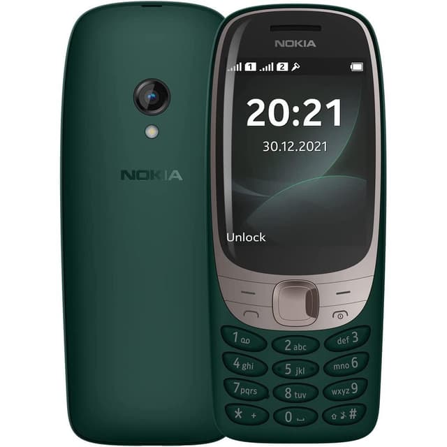 Nokia 6310 Διπλή κάρτα SIM - Πράσινο - Ξεκλείδωτο