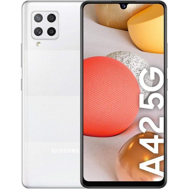 Galaxy A42 5G 128 gb Διπλή κάρτα SIM - Άσπρο - Ξεκλείδωτο