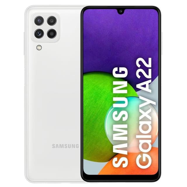 Galaxy A22 5G 64 gb Διπλή κάρτα SIM - Άσπρο - Ξεκλείδωτο