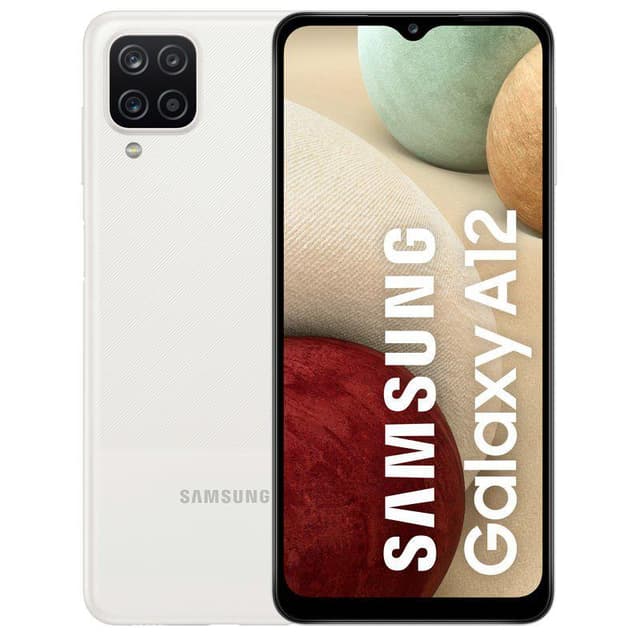 Galaxy A12 32 gb Διπλή κάρτα SIM - Άσπρο - Ξεκλείδωτο