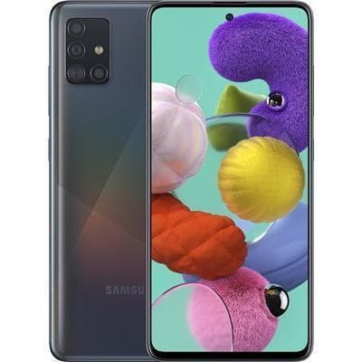Galaxy A51 128 gb Διπλή κάρτα SIM - Prism Crush Black - Ξεκλείδωτο